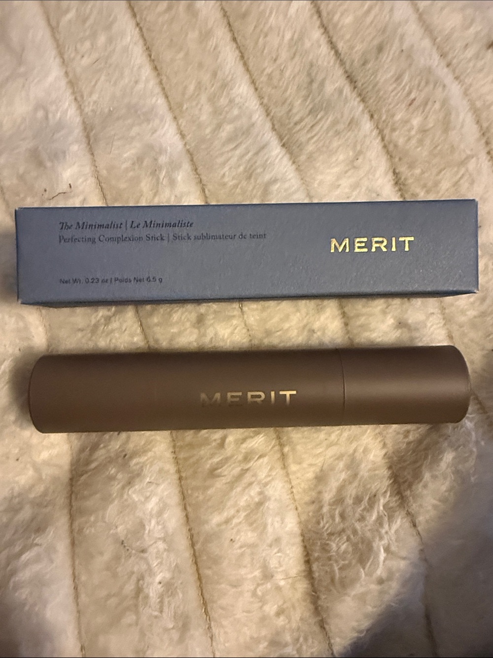 MERIT The Minimalist Perfecting Complexion Stick — Brown